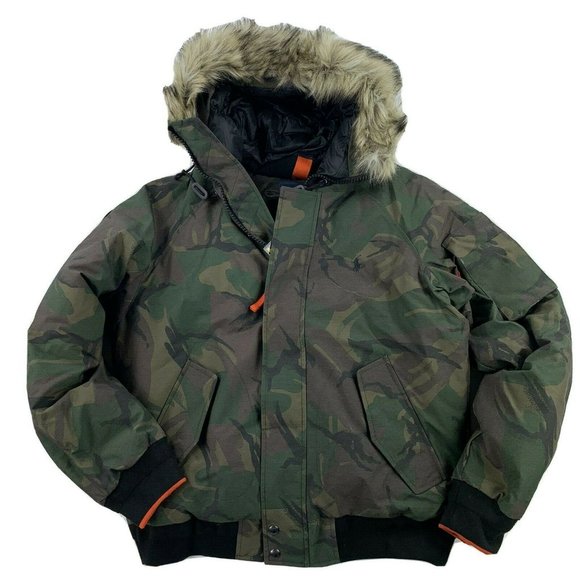 Faux Fur Trim Ralph Lauren Camo Parka Polo Ralph Lauren Kids' Faux